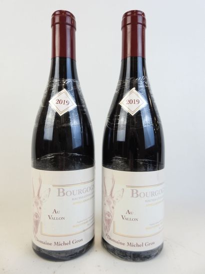 2 bouteilles HAUTES COTES DE NUITS 2019,...