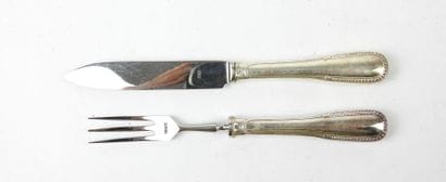 ERCUIS. Part of a silver-plated menagère,...