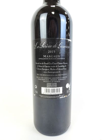 1 bouteille LA SIRENE DE GISCOURS, Margaux,...