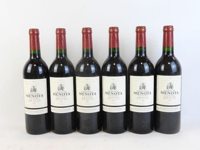 6 bouteilles CHATEAU MENOTA, Cuvée Montgarède,...