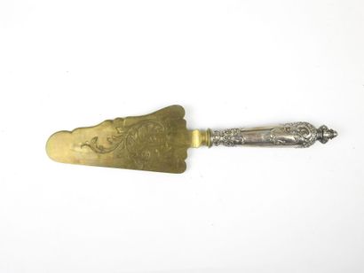 LOT comprising silver-plated serving ladle,...