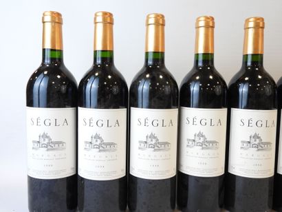 10 bouteilles MARGAUX, SEGLA, 1998
