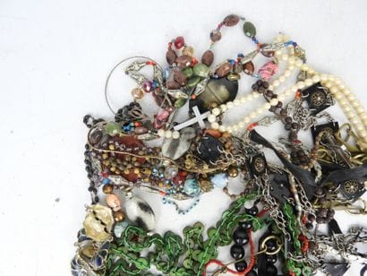 COSTUME JEWELRY. Lot including bracelets,...