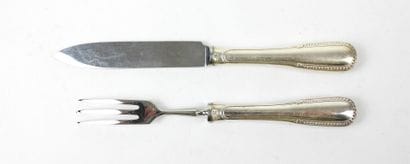 ERCUIS. Part of a silver-plated menagère,...