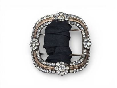 Oval silver and silver-gilt chased CANDLE...