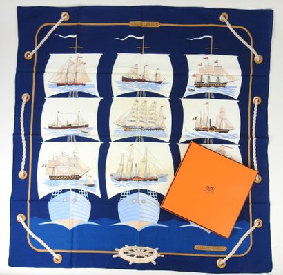 HERMES - Paris. Cotton square, Grand Largue...