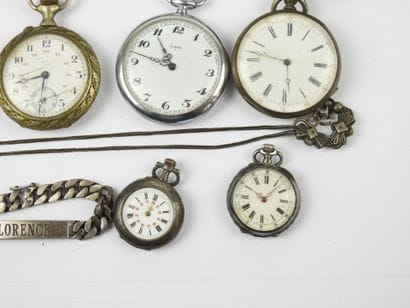 LOT of pocket, collar and chronometer watches,...