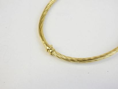 BRACELET in yellow gold 750/1000°. 3.85 gr....