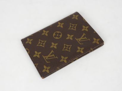 LOUIS VUITTON - Paris. Portefeuille en toile...