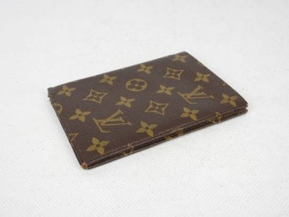 LOUIS VUITTON - Paris. Portefeuille en toile...