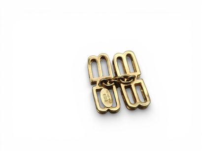 BALENCIAGA PARIS.
Paire de boutons de manchette,...