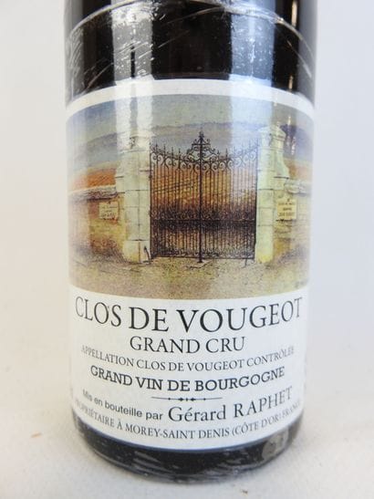 1 bouteille CLOS de VOUGEOT, 2019, Gérard...