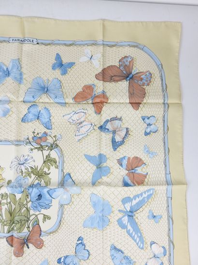 HERMES - Paris. Silk square, Farandole model,...