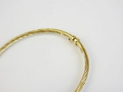 BRACELET in yellow gold 750/1000°. 3.85 gr....
