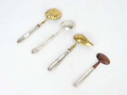 Meeting of FOUR SERVING PIECES with forged...