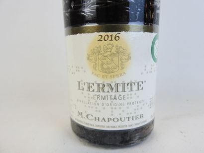 1 bouteille L'ERMITE, ermitage rouge 2016,...