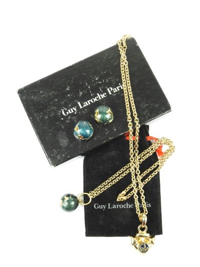 GUY LAROCHE - Paris. Parure fantaisie en...