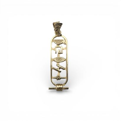PENDENTIF en or jaune 750 millièmes ajouré...