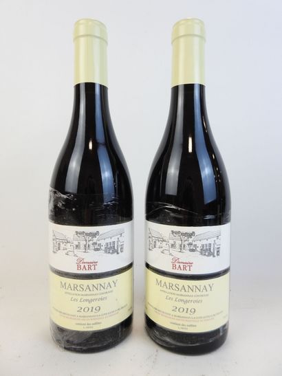 2 bouteilles MARSANNAY 2019, Les Longeroies,...
