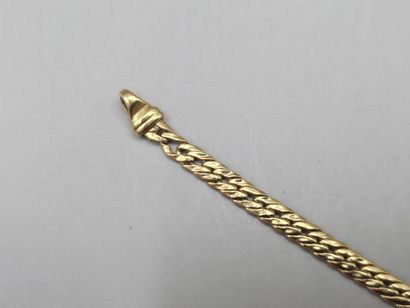 BRACELET en or jaune 750 millièmes à maille...