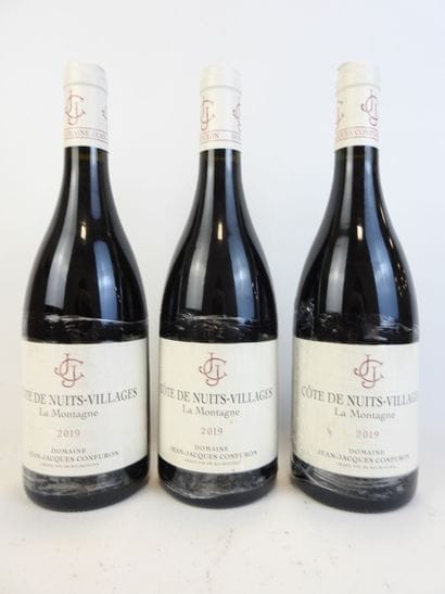 3 bouteilles COTE DE NUITS VILLAGES, 2019,...