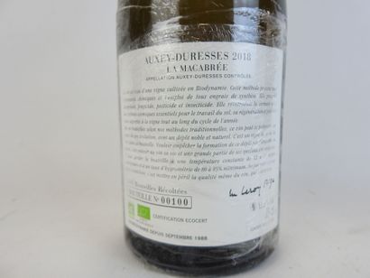 1 bouteille AUXEY-DURESSES, LA MACABREE 2018,...