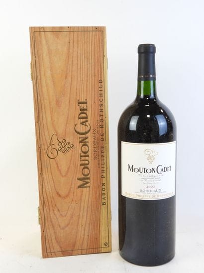 1 magnum MOUTON CADET BARON PHILIPPE DE ROTHSCHID,...