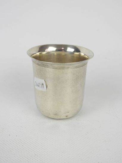 TIMBALE curon en argent 925/1000° gravée...