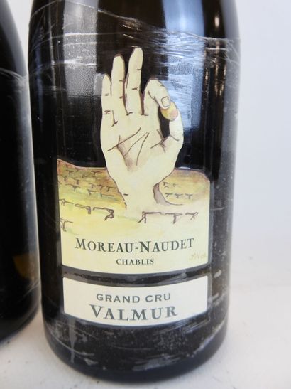 2 bouteilles CHABLIS VALMUR 2018, Moreau...