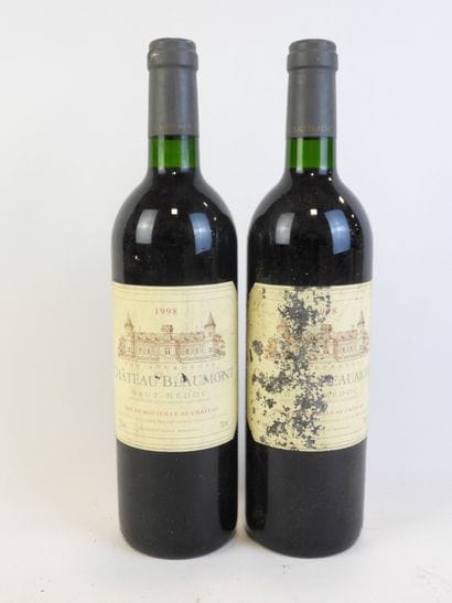 2 bouteilles CHATEAU BEAUMONT, Haut-Médoc...