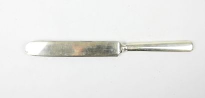LOT in silver-plated metal including a pair...