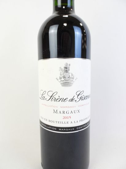 1 bouteille LA SIRENE DE GISCOURS, Margaux,...