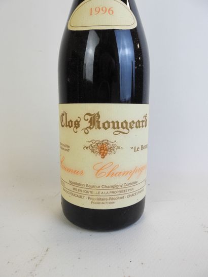 1 bouteille CLOS ROUGEARD, LE BOURG, Saumur...