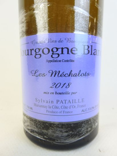 1 bouteille BOURGOGNE BLANC, 2018, Les Mechalots,...