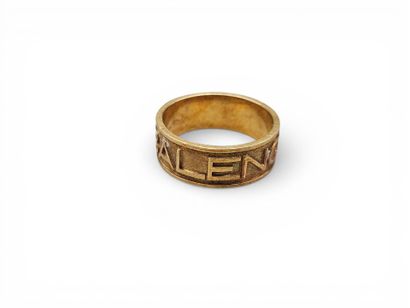 BALENCIAGA.
Bague en or jaune et gris 750...