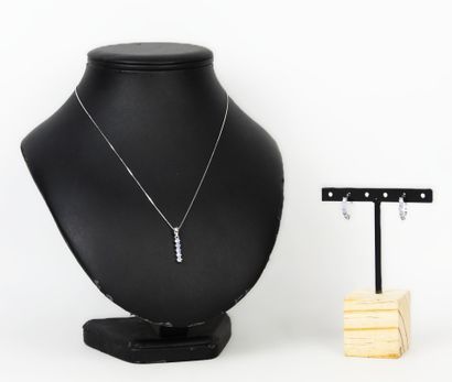 925/1000° silver necklace with pendant and...