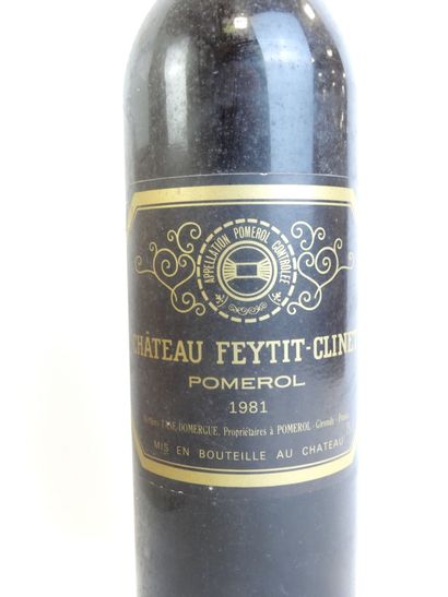10 bouteilles CHATEAU FEYTIT-CLINET, Pomerol,...