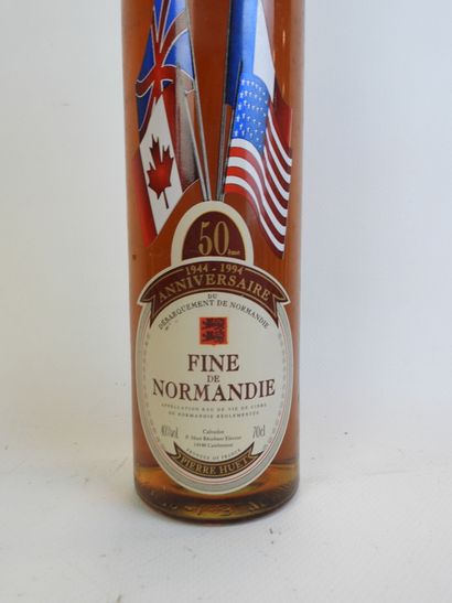 1 bouteille PIERRE HUET, FINE DE NORMANDIE,...