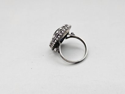 LOT de 7 bijoux anciens en argent, certains...