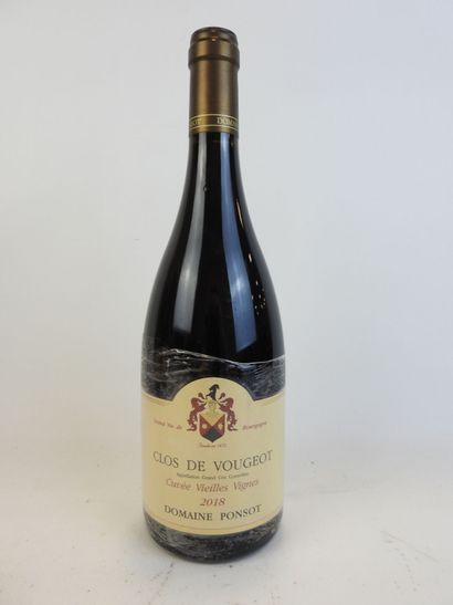 1 bouteille CLOS de VOUGEOT, 2018, Cuvée...