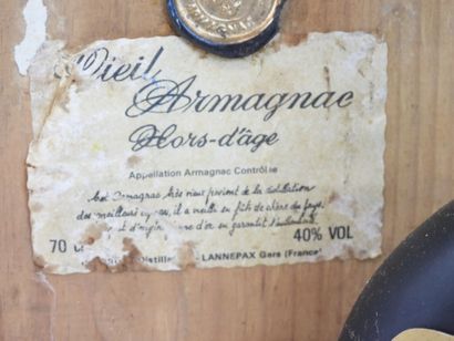 1 bouteille VIEIL ARMAGNAC 70 cl. F. DELORD...