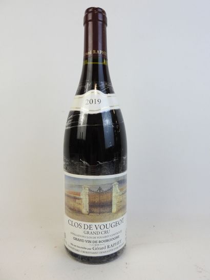 1 bouteille CLOS de VOUGEOT, 2019, Gérard...