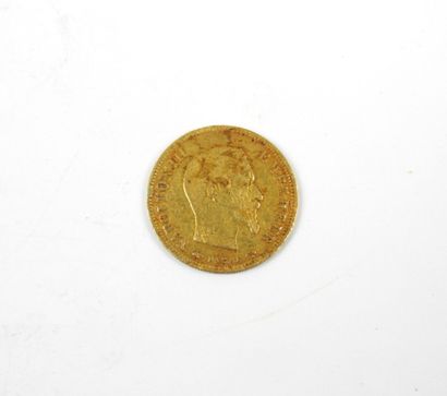 FRANCE. SECOND EMPIRE. 10 frcs or 1858 Napoléon...