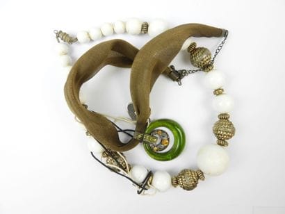 COSTUME JEWELRY. Lot including bracelets,...