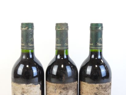 3 bouteilles CHATEAU SIGNORET, Saint-Estephe,...