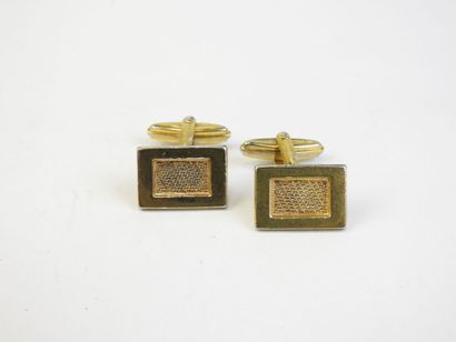 CHRISTIAN DIOR, Paire de boutons de manchette...