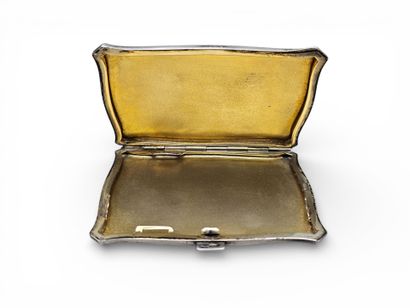 CIGARETTES CASE in 935 thousandths silver...