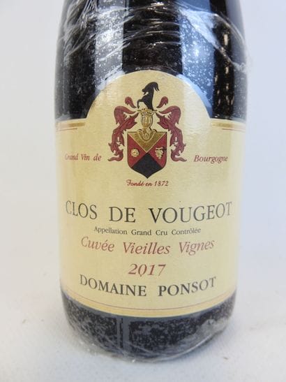 1 bouteille CLOS de VOUGEOT, 2017, Cuvée...