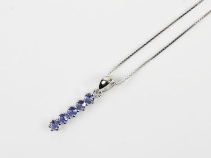 925/1000° silver necklace with pendant and...
