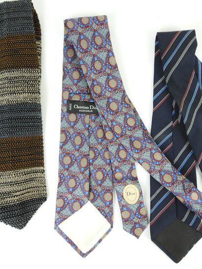 CHRISTIAN DIOR MONSIEUR - Paris. Silk tie....